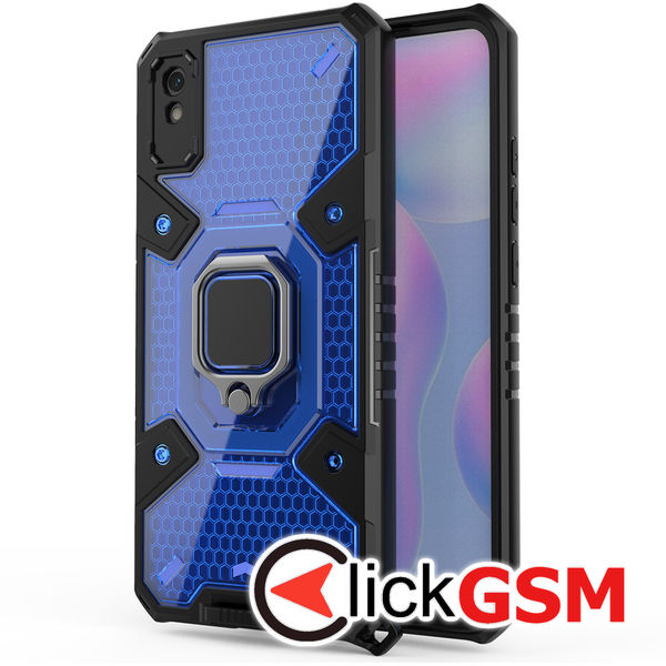 Husa Honeycomb Armor albastru Xiaomi Redmi 9A g54