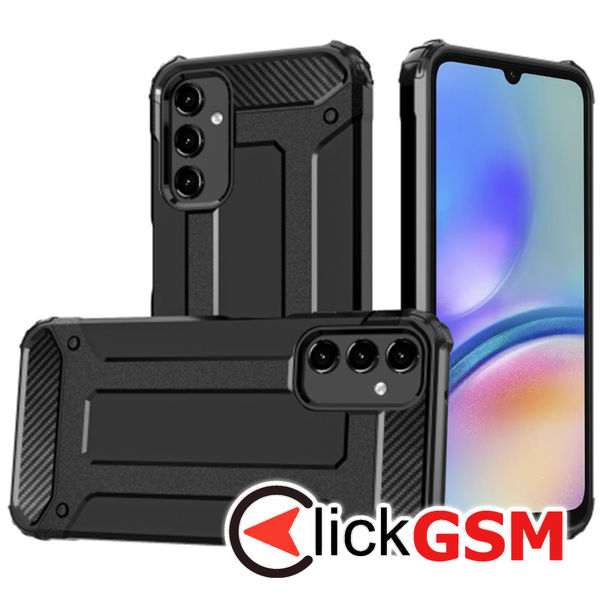 Husa Hybrid Armor negru Samsung Galaxy A05s 4rv