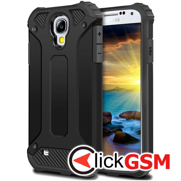 Husa Hybrid Armor negru Samsung Galaxy S4 61m