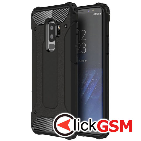 Husa Hybrid Armor negru Samsung Galaxy S9+ 62o