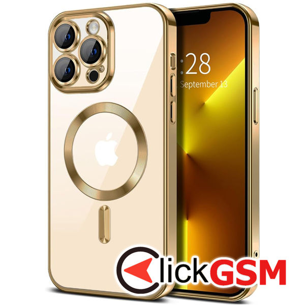 Husa Luxury Crystal auriu Apple iPhone 13 Pro 9ne