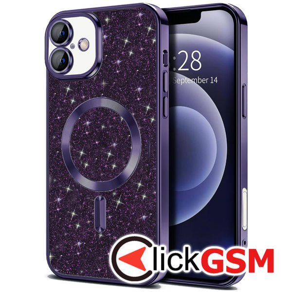 Husa Luxury Crystal mov Apple iPhone 16 gl4