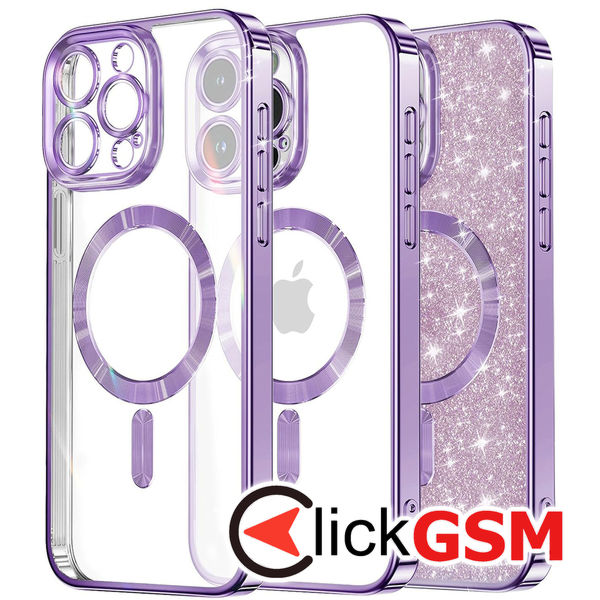 Husa Luxury Crystal movdeschis Apple iPhone 12 Pro Max bwh