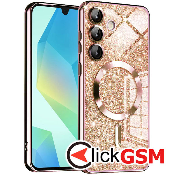 Husa Luxury Crystal rozauriu Samsung Galaxy A16 coc