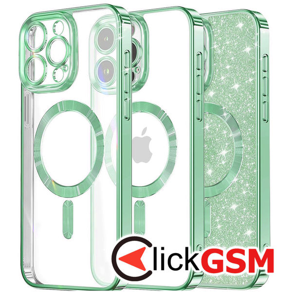 Husa Luxury Crystal verdedeschis Apple iPhone 13 Pro bx2