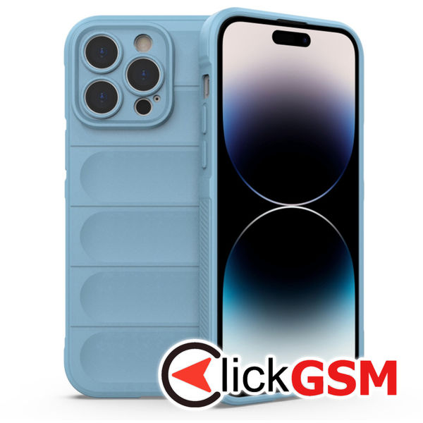 Husa Magic Shield bleu Apple iPhone 14 Pro 6mu