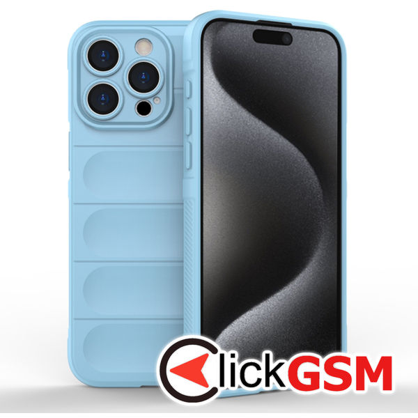 Husa Magic Shield bleu Apple iPhone 15 Pro 6y9