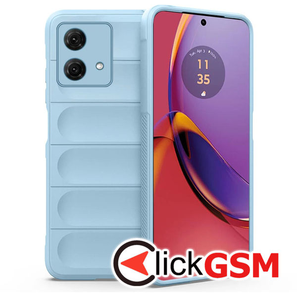 Husa Magic Shield bleu Motorola Moto G84 5G 7et