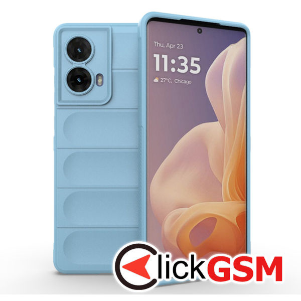 Husa Magic Shield bleu Motorola Moto G85 fmu