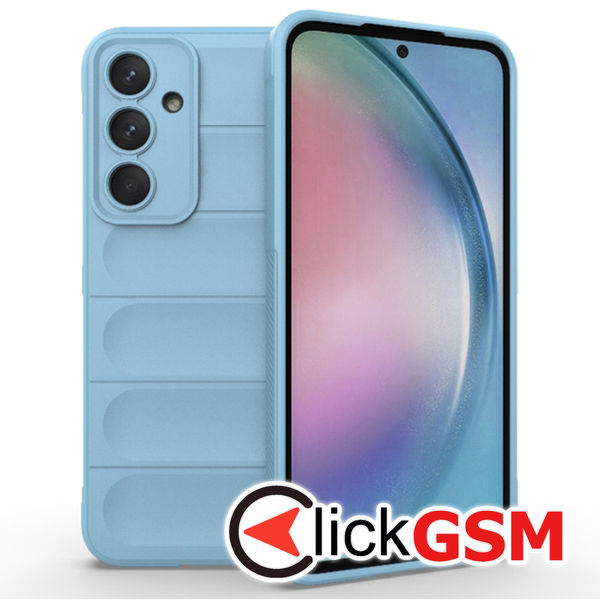 Husa Magic Shield bleu Samsung Galaxy A55 5a2