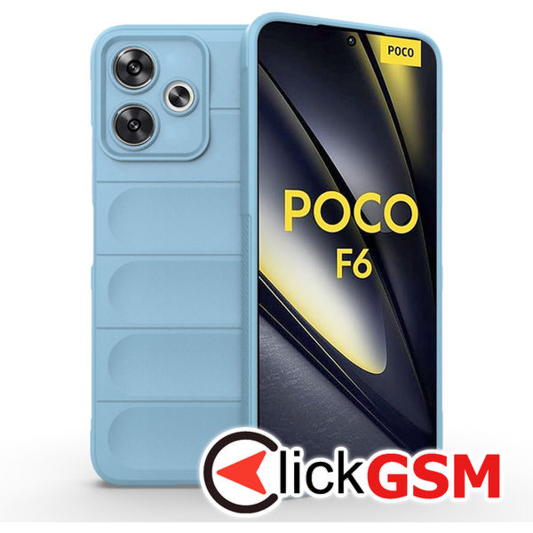 Husa Magic Shield bleu Xiaomi POCO F6 dzo