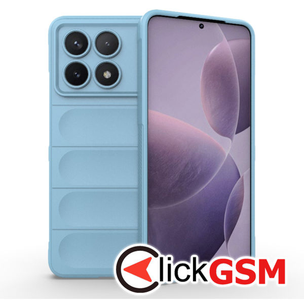 Husa Magic Shield bleu Xiaomi POCO F6 Pro em6