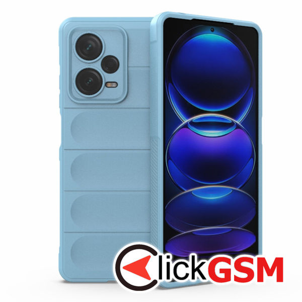 Husa Magic Shield bleu Xiaomi Redmi Note 12 Pro 5G 7wk