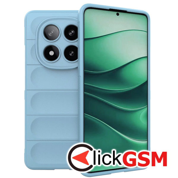 Husa Magic Shield bleu Xiaomi Redmi Note 14 Pro d8j