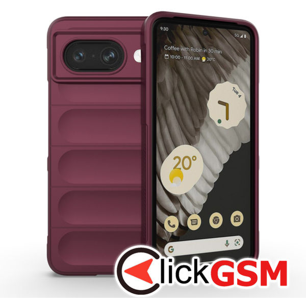 Husa Magic Shield bordo Google Pixel 8a de6