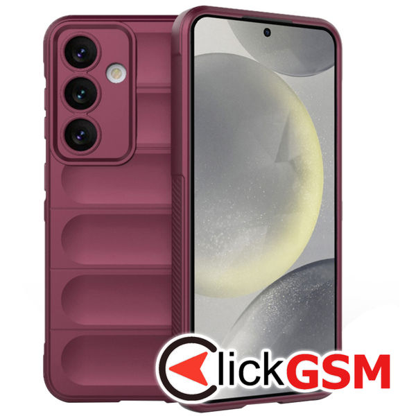 Husa Magic Shield bordo Samsung Galaxy S24 FE az