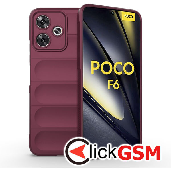 Husa Magic Shield bordo Xiaomi POCO F6 dzl