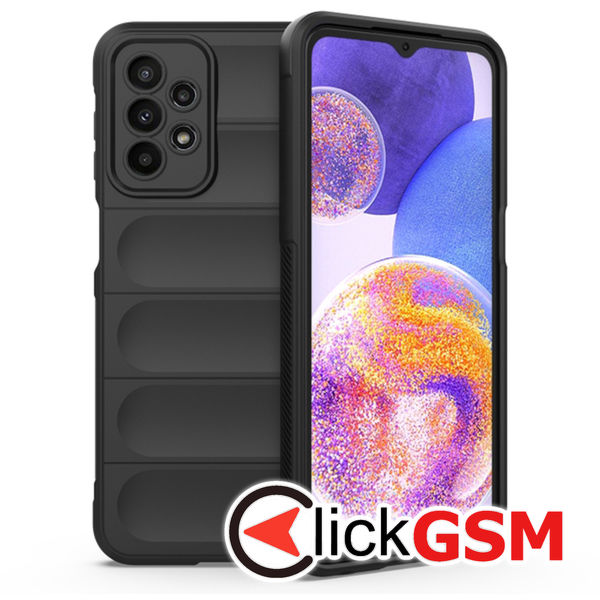 Husa Magic Shield negru Samsung Galaxy A23 5G 4zf