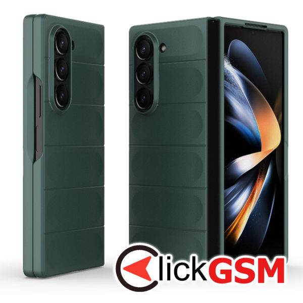 Husa Magic Shield verde Samsung Galaxy Z Fold6 fux