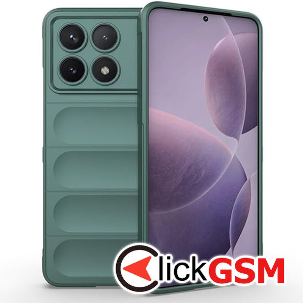 Husa Magic Shield verde Xiaomi POCO X6 Pro 7q6