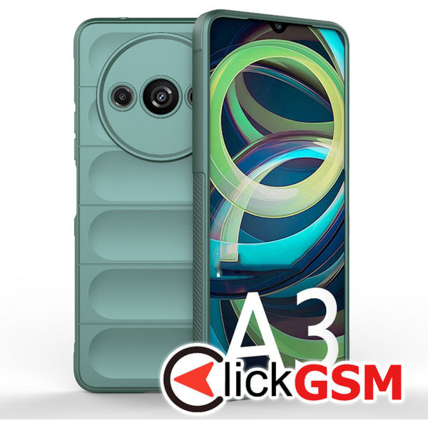 Husa Magic Shield verde Xiaomi Redmi A3 7uk