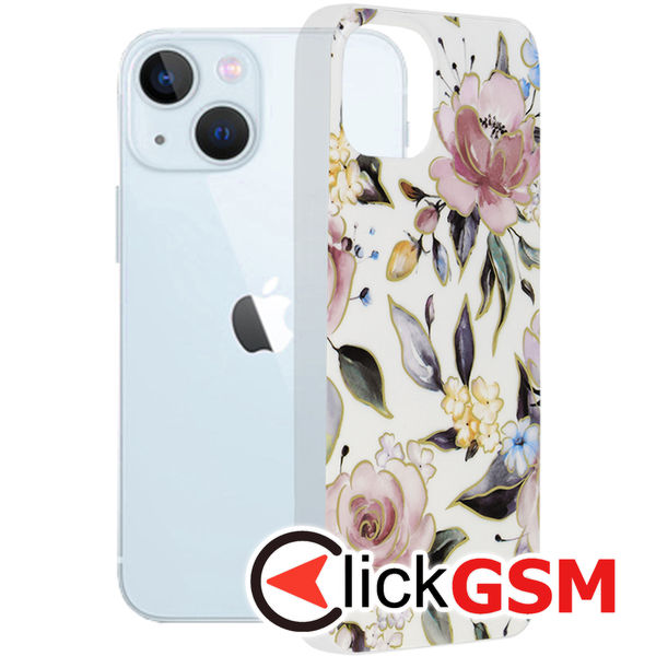 Husa Marble alb Apple iPhone 13 d81