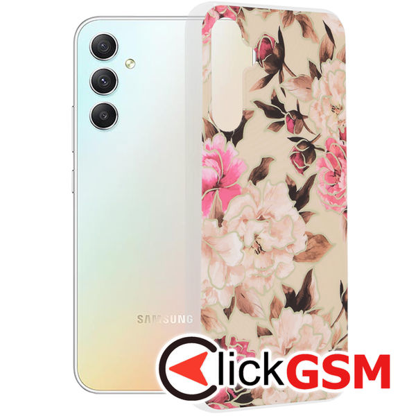 Husa Marble bej Samsung Galaxy A34 5G 52i