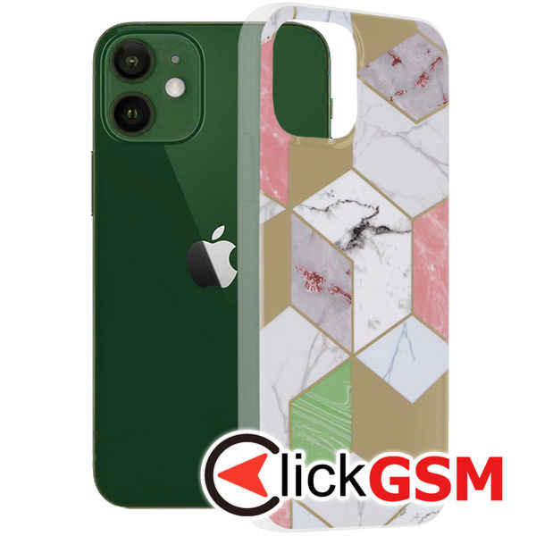 Husa Marble mov Apple iPhone 12 Pro 6ae