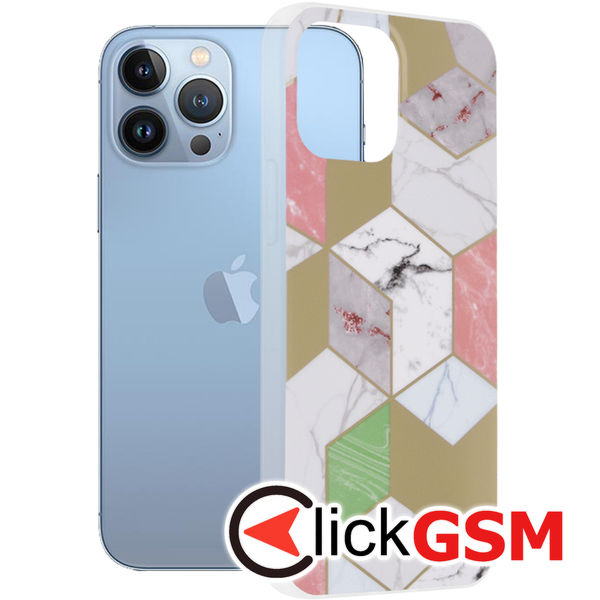 Husa Marble mov Apple iPhone 13 Pro Max 6gp