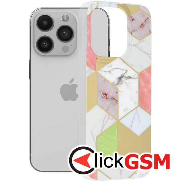 Husa Marble mov Apple iPhone 14 Pro 6ll