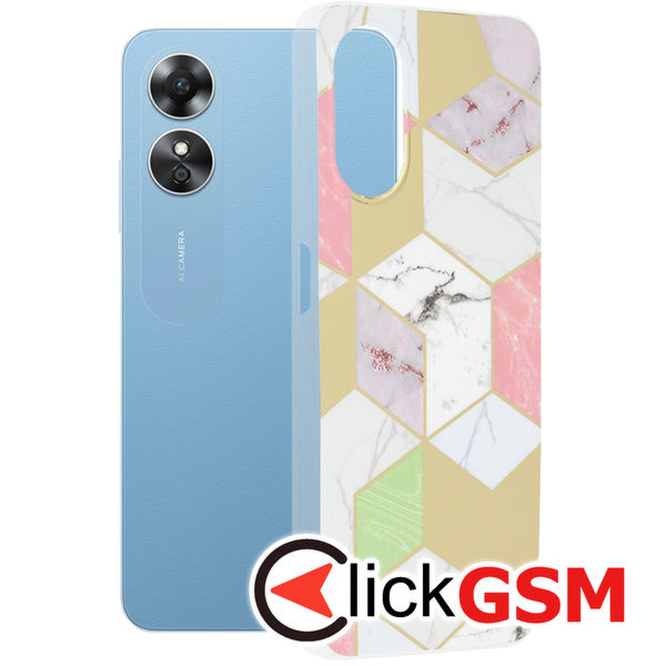 Husa Marble mov Oppo A17 84d