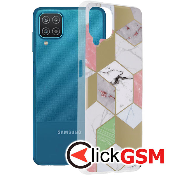 Husa Marble mov Samsung Galaxy A12 4sz