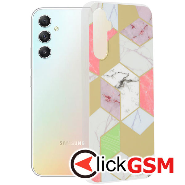 Husa Marble mov Samsung Galaxy A34 5G 52k