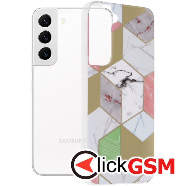 Husa Marble mov Samsung Galaxy S22 bus