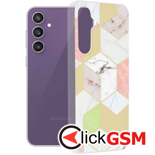 Husa Marble mov Samsung Galaxy S23 FE 5p1