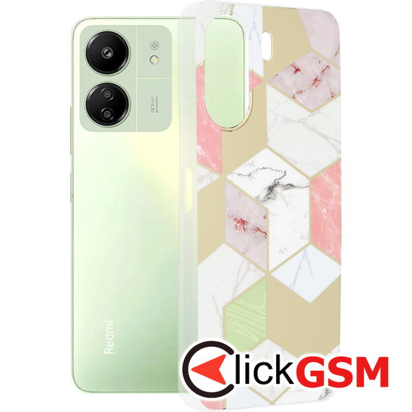 Husa Marble mov Xiaomi POCO C65 7mp