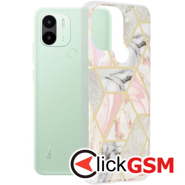 Husa Marble roz Xiaomi Redmi A2+ 7u2