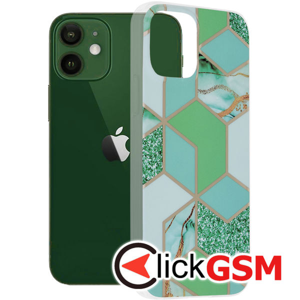 Husa Marble verde Apple iPhone 12 Pro 6ac