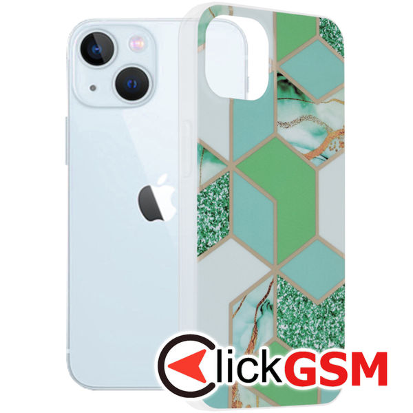 Husa Marble verde Apple iPhone 13 8sn