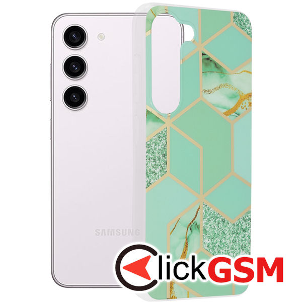 Husa Marble verde Samsung Galaxy S23 dw7