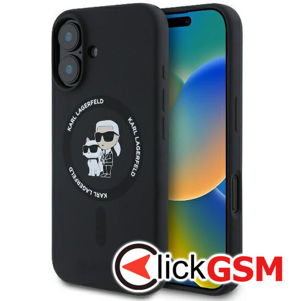 Husa  negru Apple iPhone 16 Plus 84h