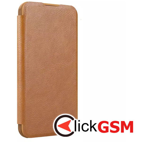 Husa Qin Leather  maro Apple iPhone 16 ggi