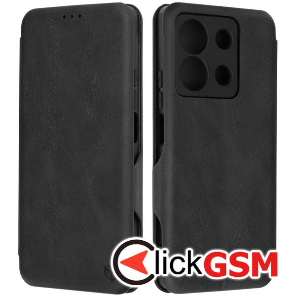 Husa Safe Wallet negru Xiaomi Redmi Note 13 5G 7xv