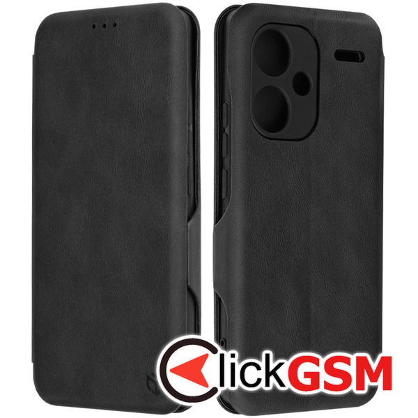 Husa Safe Wallet negru Xiaomi Redmi Note 13 Pro+ 7z6