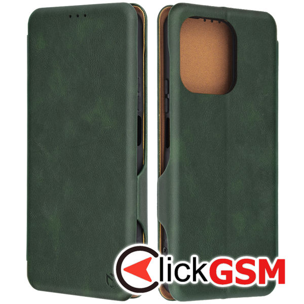 Accesoriu Husa Safe Wallet Verde Honor 200 Smart