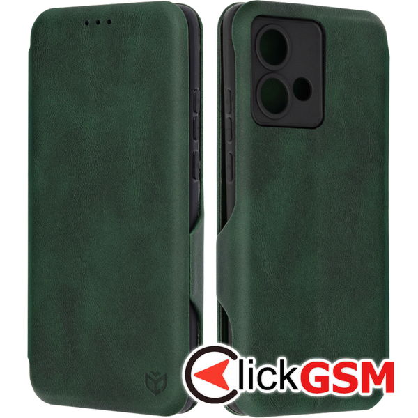 Husa Safe Wallet verde Motorola Edge 40 Neo 4nu