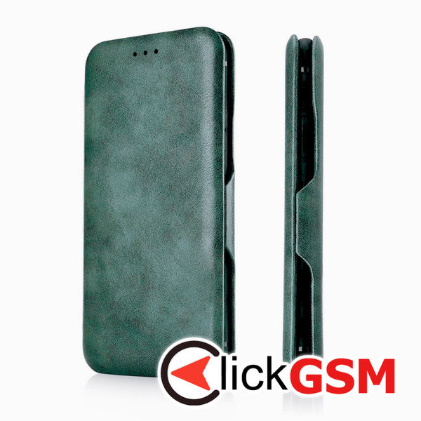 Accesoriu Husa Safe Wallet Verde Motorola Edge 50 Ultra