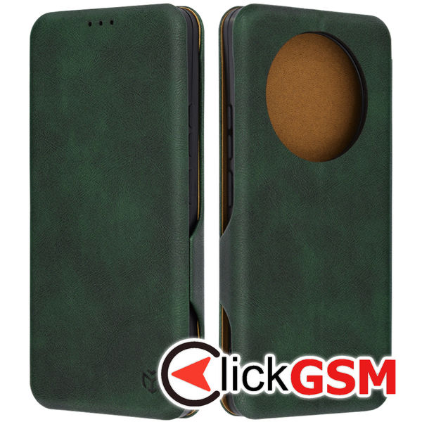 Husa Safe Wallet verde Realme 12+ alq