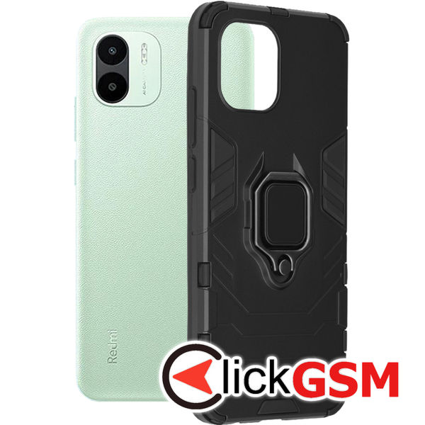 Husa Silicone Shield negru Xiaomi Redmi A2 7tz