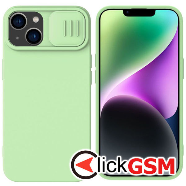 Husa Silk Touck verde Apple iPhone 15 Plus 6tm